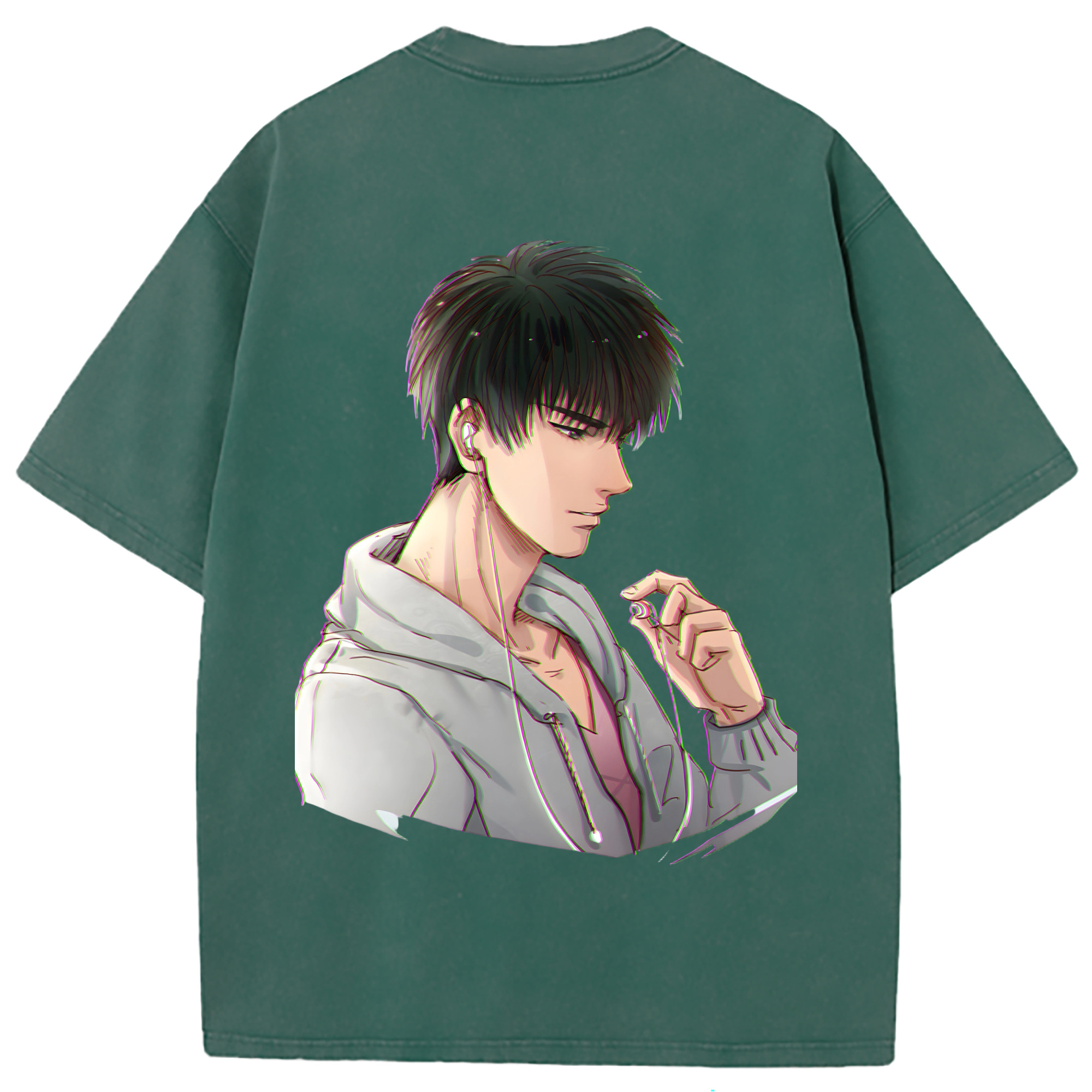 （画像用） SLAM DUNK／スラムダンク 綿100% ヴィンテージ風 半袖Tシャツ（背面プリント）